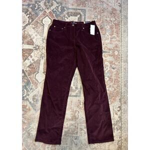 Fashion Bug, L.A. Blue NWT Purple Corduroy Wilshire Pants, Sz 10